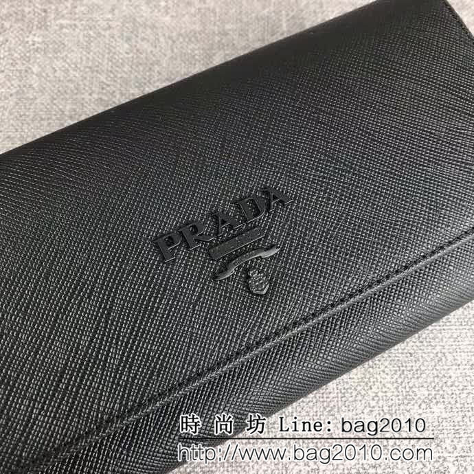 PRADA普拉達 官網同步 簡單時尚 新款女士翻蓋錢夾 1MH132 DD1009